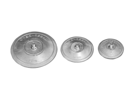 Tecnoseal Juego de Ánodos de Zinc para Timón