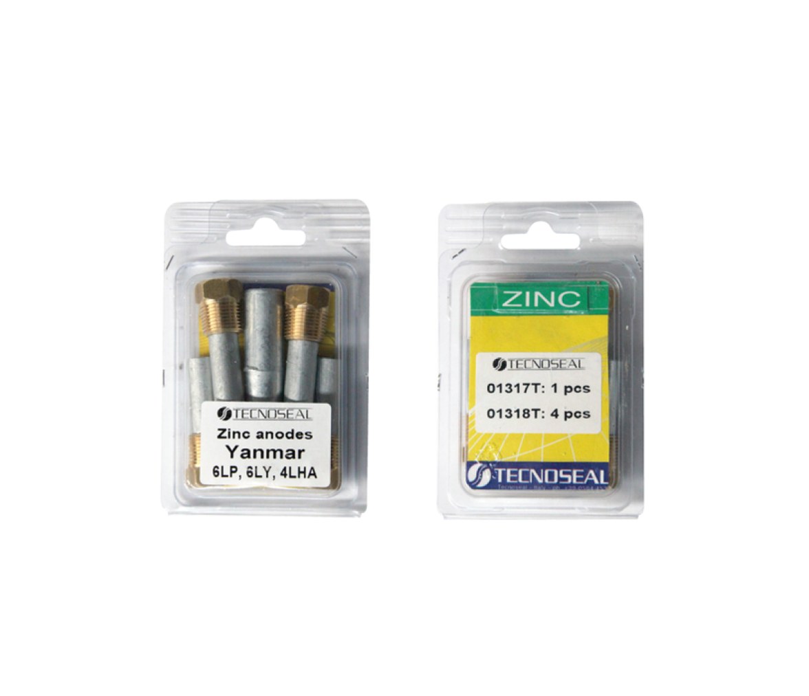 Tecnoseal Pack de Anodos Yanmar con Tornillos