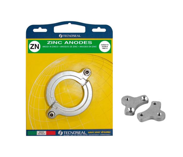 Tecnoseal Kit Yanmar Saildrive: Ánodos + Hardware y Soportes incluidos