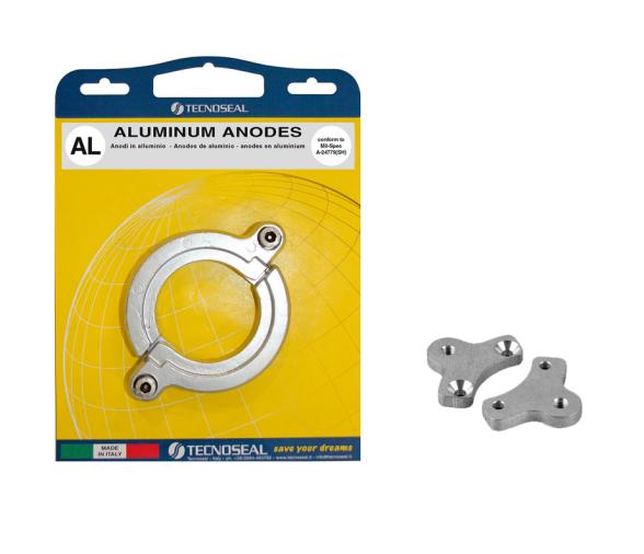 Tecnoseal Kit Yanmar Saildrive: Ánodos + Hardware y Soportes incluidos