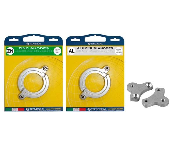 Tecnoseal Kit Yanmar Saildrive: Ánodos + Hardware y Soportes incluidos