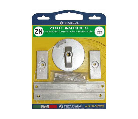 Tecnoseal Mercury Kit de Ánodos Verado 4