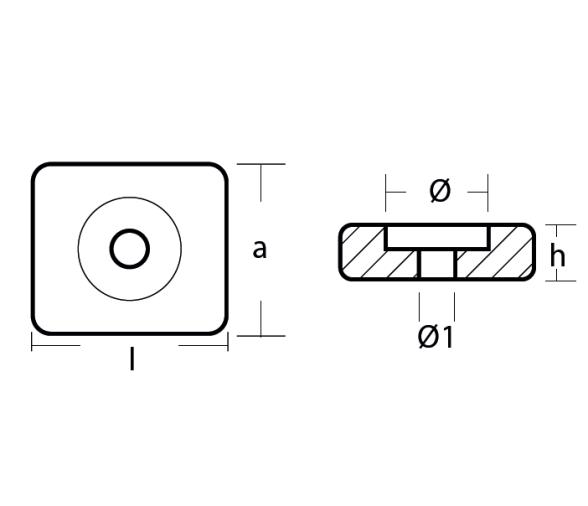 Tecnoseal Anodo Honda para el Casco y el Soporte