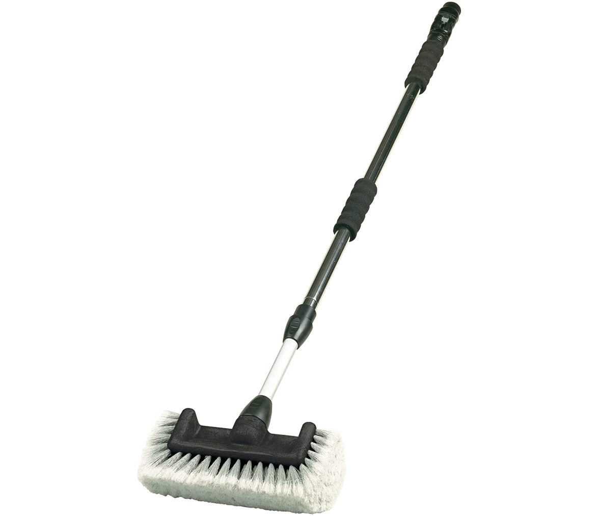 Cepillo Profesional de Lavado Cabezal Cuádruple Extensible