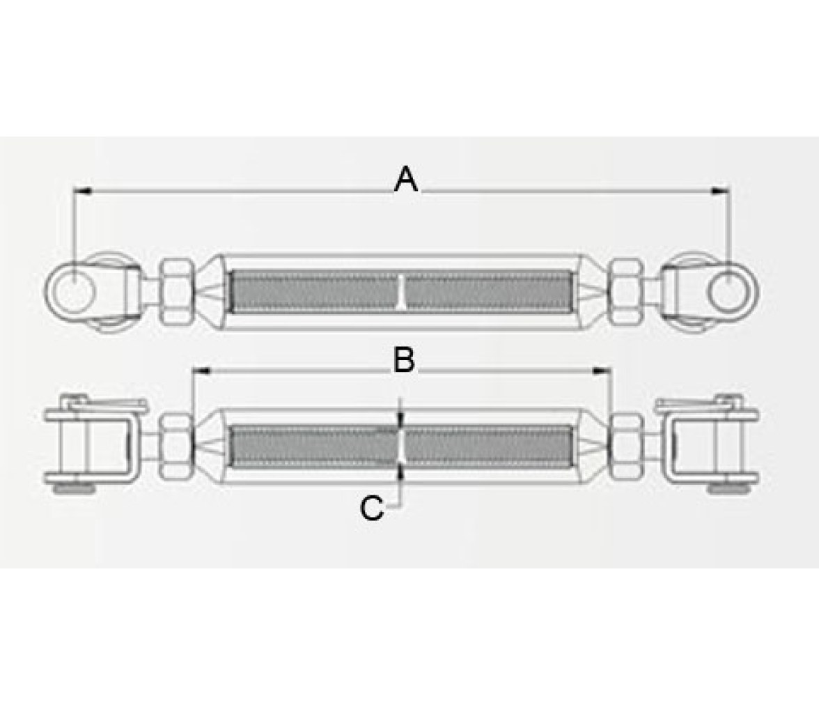 Tensor Abierto Inox 316 Vinox