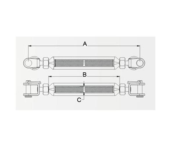 Tensor Abierto Inox 316 Vinox