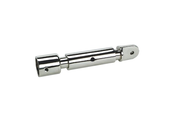 Terminal con  Tensor para Tubo Toldo Bimini Inox