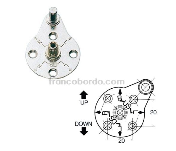 Soporte de puerta ascendente con cierre suave