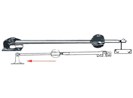 Tensor Telescopico Stay de Acero Inox