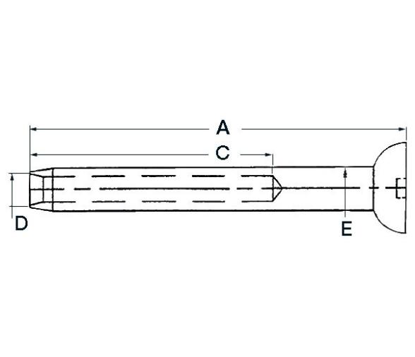 Terminal Cabeza Esferica AISI 316 para Prensar