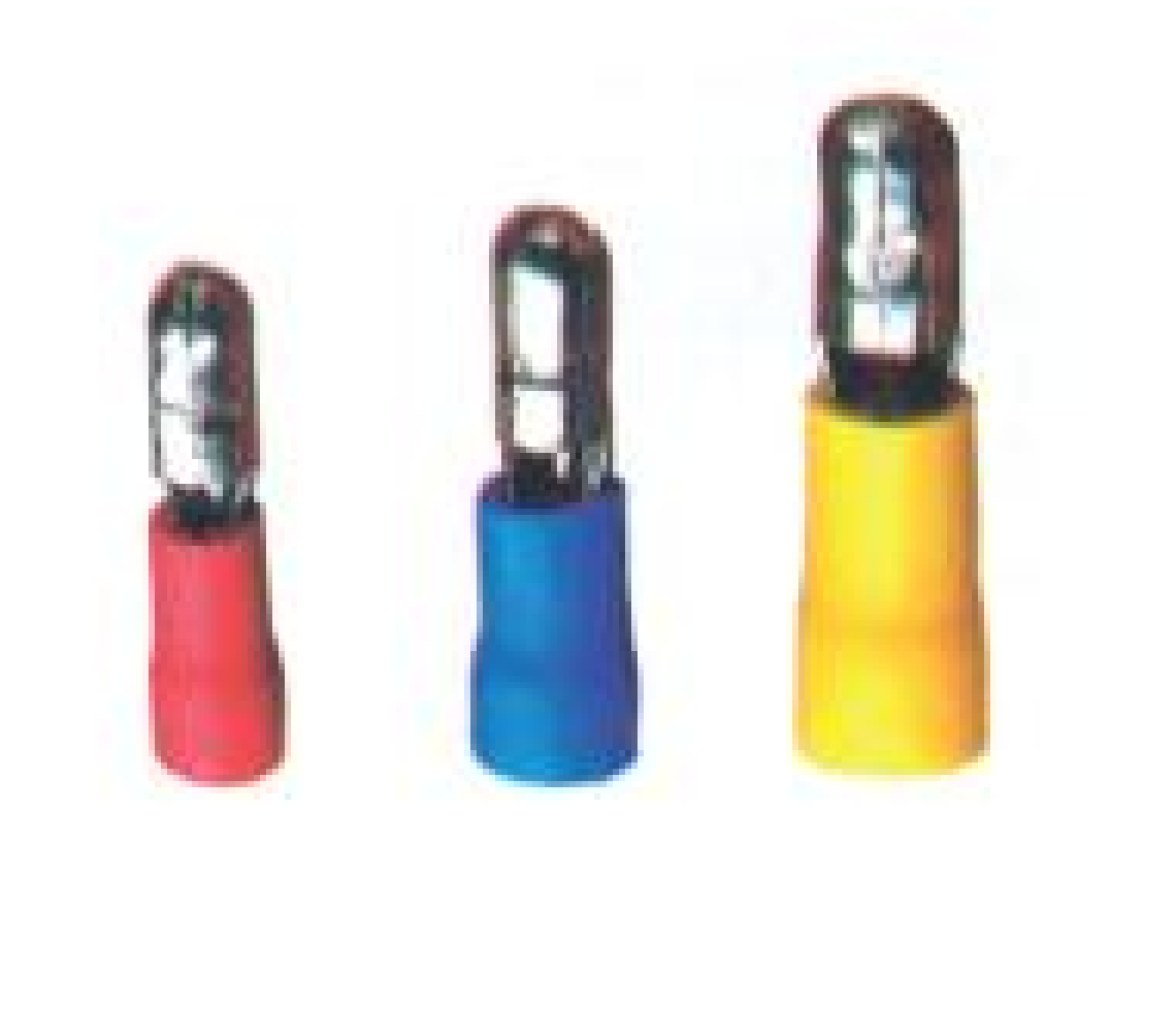 Terminal Cilindrico Macho en Blister