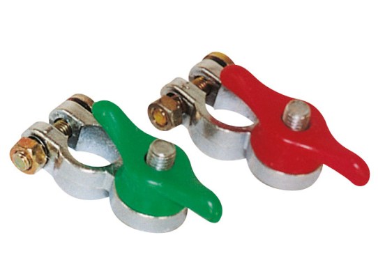CADMIUM BATTERY TERMINAL WITH PLASTIC WING NUT