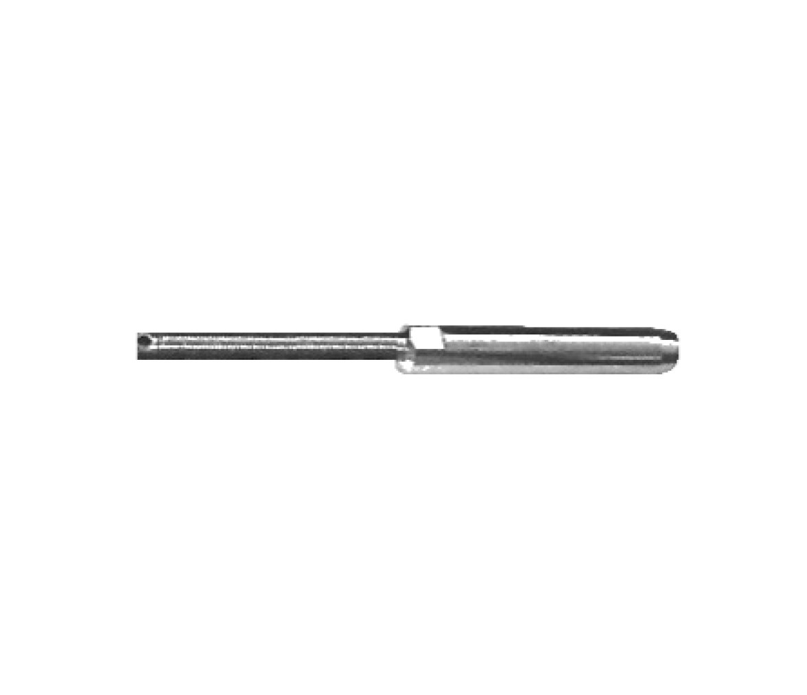 Terminal Fijo para Prensar Acero Inoxidable