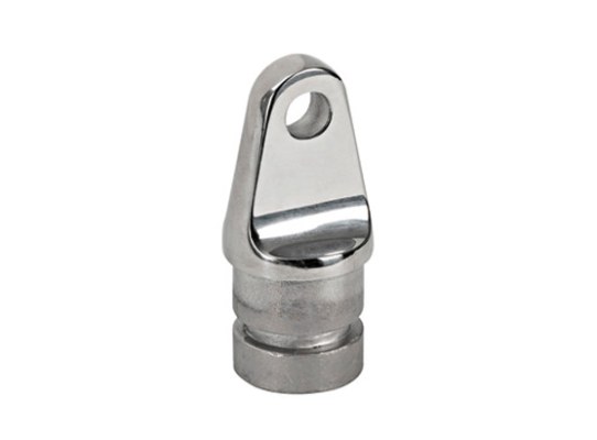 Inner end terminal for awning bimini