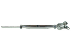 Rigging Screws with Articulated Jaw and Press Fitting Terminal