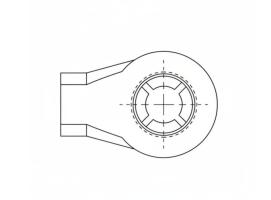 Terminal Plástico BSP para Resortes de Gas