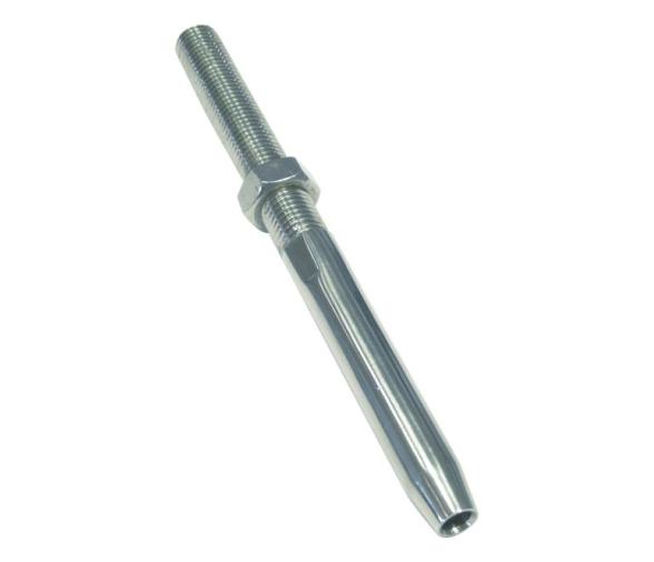 Terminal Roscado para Prensar Rosca Derecha Inox 316