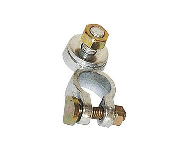 Terminal de Bateria de Cadmio con Tuerca de Laton y Arandela