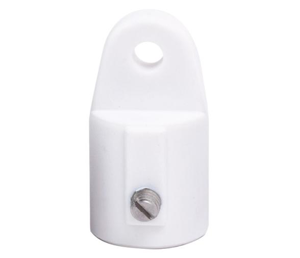 Terminal Externo Toldo Nylon Blanco con Tornillo