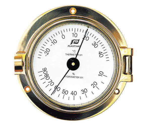 Higrometro-Termometro Laton 3 Plastimo