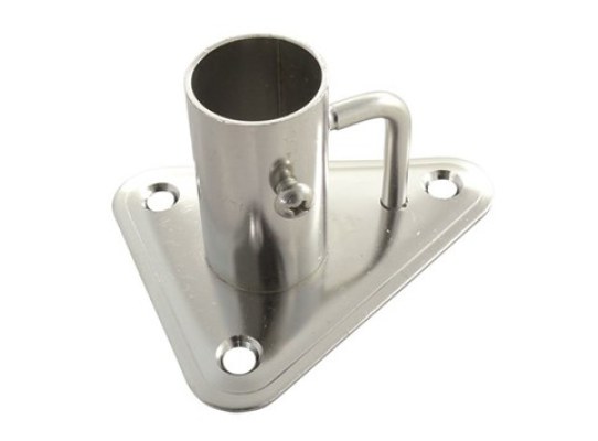 Inox Stanchion Holder 90º