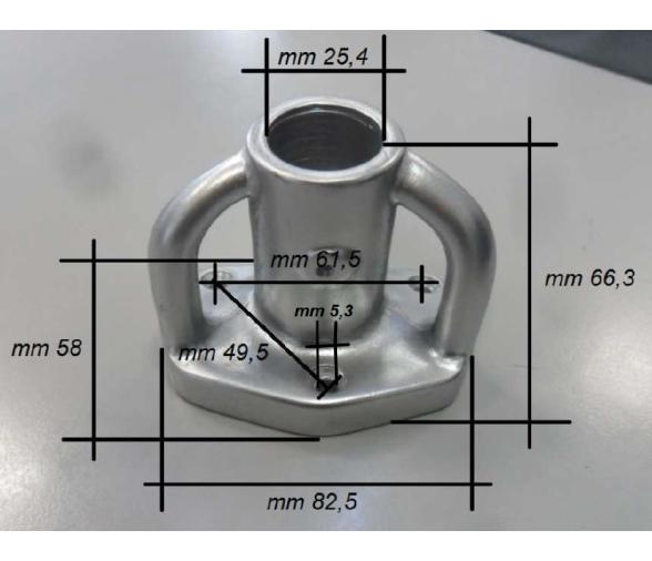 Tintero Aluminio Anodizado para Candelero