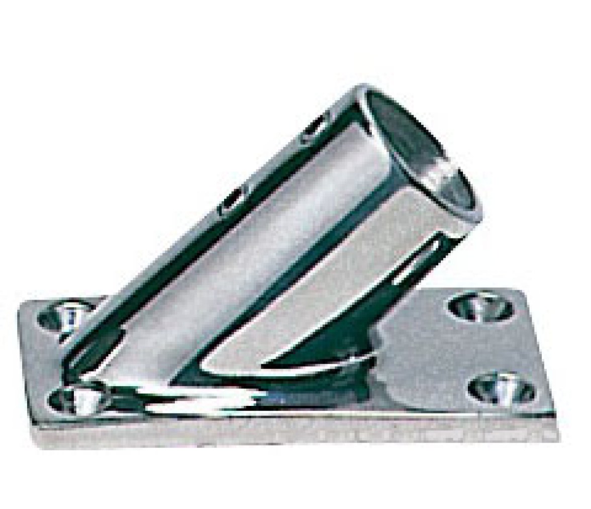 Tintero Candelero Base Rectangular 45 Grados 22mm