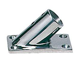 Tintero Candelero Base Rectangular 45 Grados 22mm