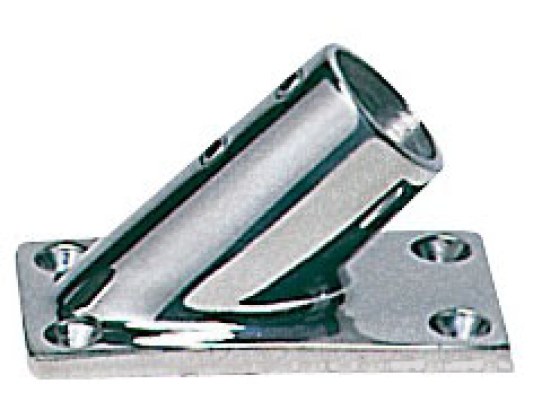 Tintero Candelero Base Rectangular 45 Grados 22mm