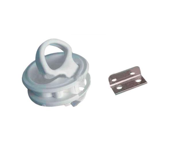 Tirador con Cierre Blanco sin cerradura