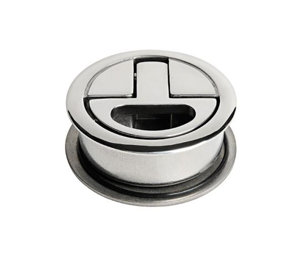 Tirador con Cierre en Acero Inoxidable