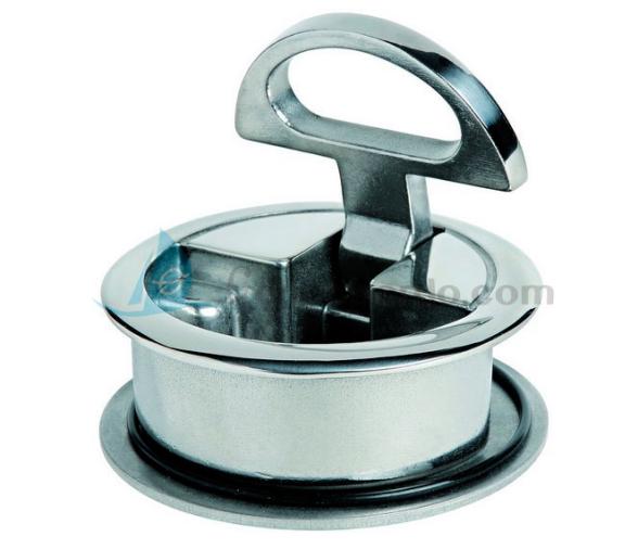 Tirador con Cierre en Acero Inoxidable