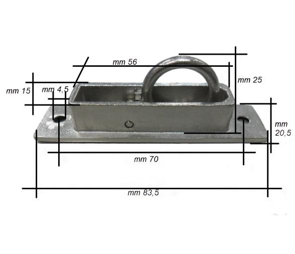 Tirador de Acero Inoxidable con Muelle