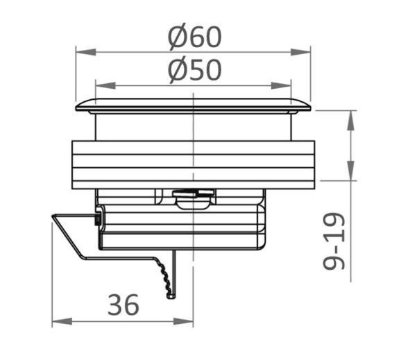 Tirador Eclipse Cierre de Empuje