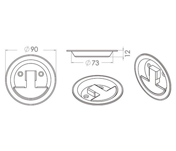 Tirador Acero Inox Con Freno