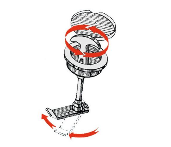 Tirador Cierre por Elevacion Sin Llave