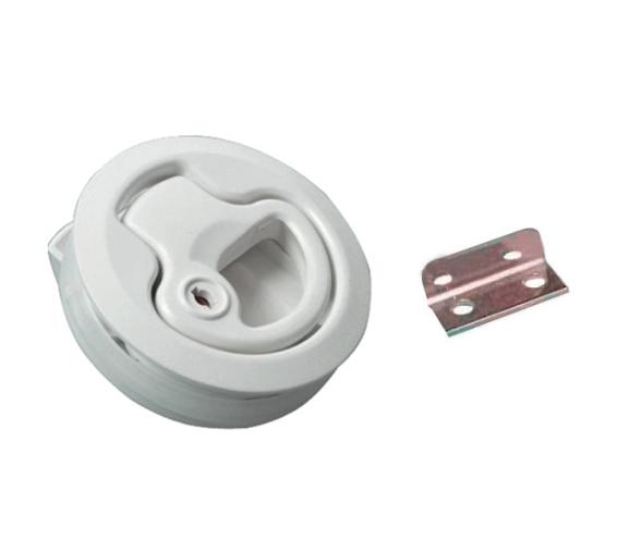 Tirador con Cierre Blanco con cerradura