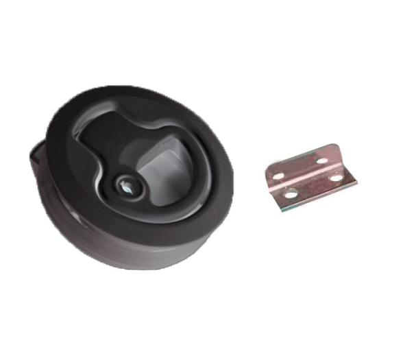 Tirador con Cierre Negro con cerradura