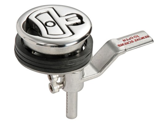 Tirador inox 316 Giratorio Con Cerradura Sistema Compresion 60 mm
