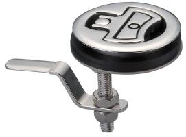 Tirador Inox 316 Giratorio Con Cerradura Sistema Compresion 75 mm