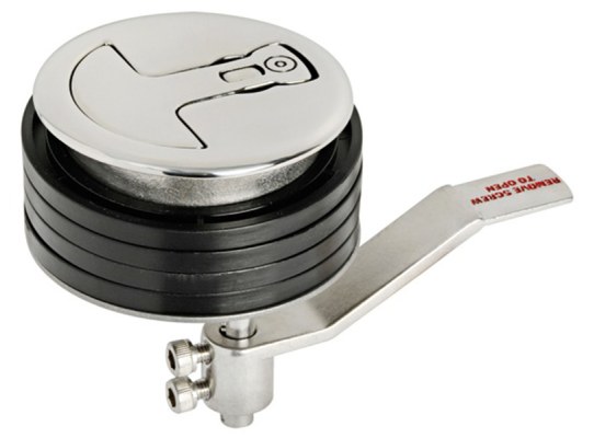 Tirador inox 316 Giratorio Diseño Deposito Sistema Compresion