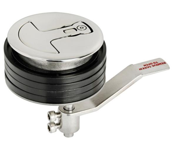 Tirador inox 316 Giratorio Diseño Deposito Sistema Compresion