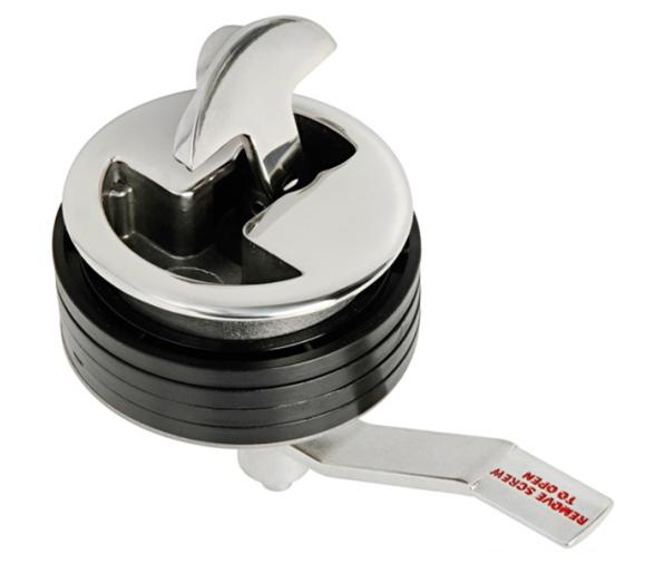 Tirador inox 316 Giratorio Diseño Deposito Sistema Compresion