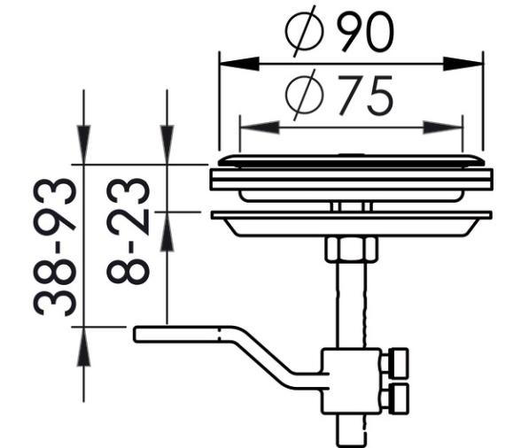 Tirador Inox 316 Giratorio Grande Sin Cerradura