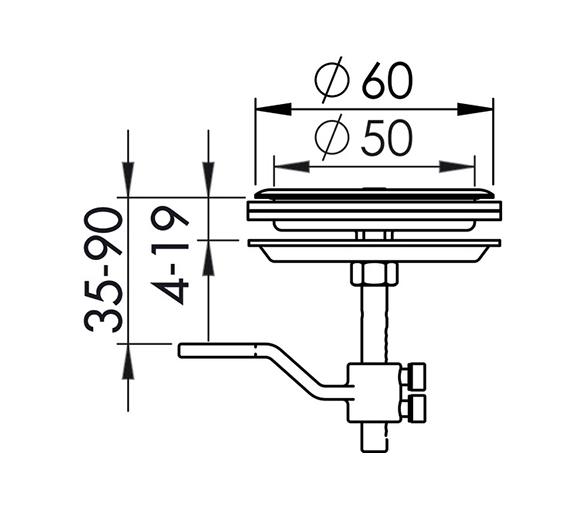 Tirador Inox 316 Giratorio Pequeño