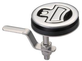 Tirador Inox 316 Giratorio Sin Cerradura Sistema Compresion 75 mm