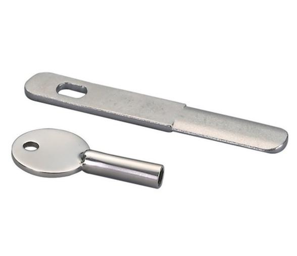 Tirador Inox 316 Giratorio Sin Cerradura Sistema Compresion 75 mm