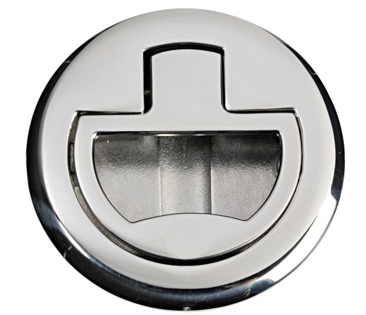 Tirador Inox Grande para Escotillas Sin Cerradura