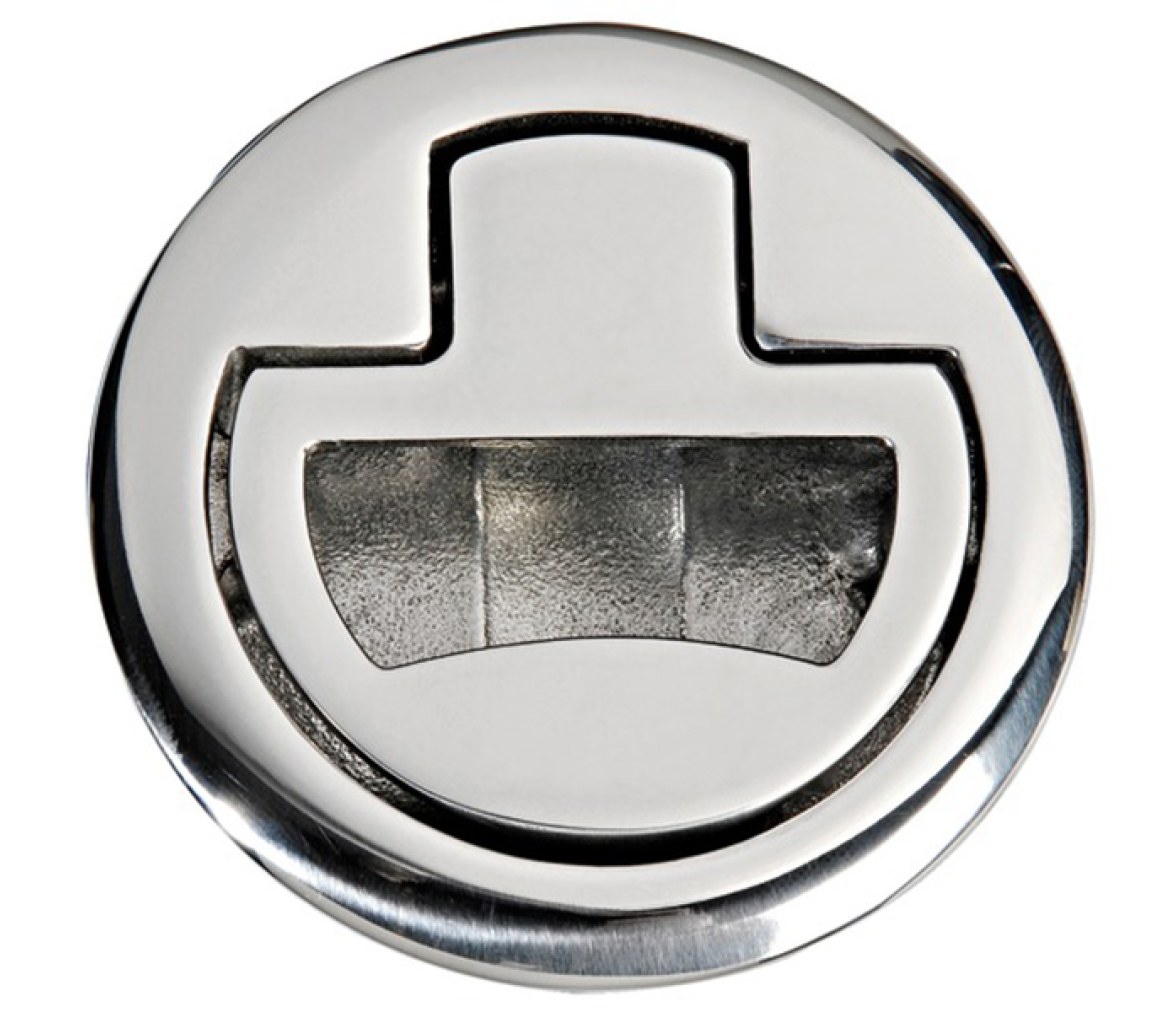 Tirador Inox Mediano para Escotillas Sin Cerradura