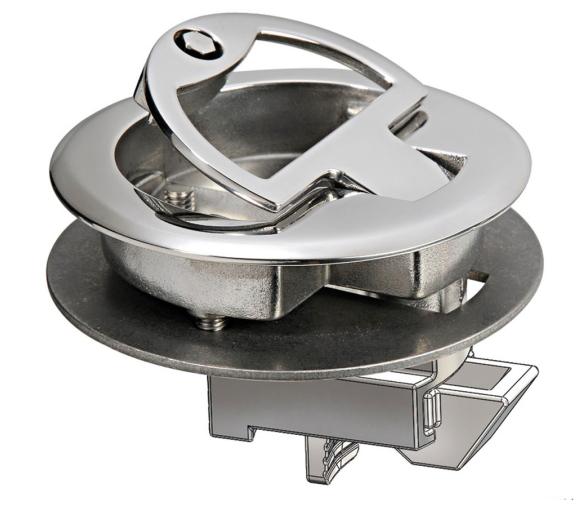 Tirador Inox para Escotillas con Apertura Interior